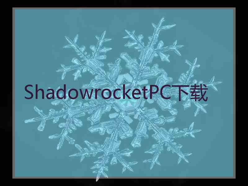 ShadowrocketPC下载