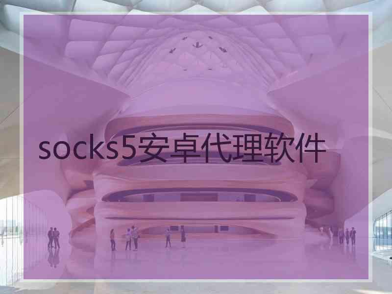 socks5安卓代理软件