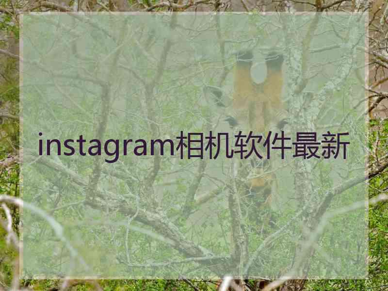 instagram相机软件最新