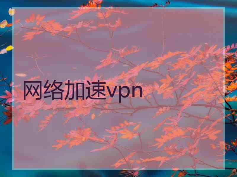 网络加速vpn