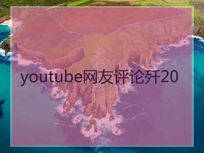 youtube网友评论歼20