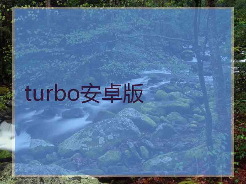 turbo安卓版