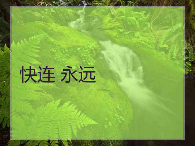 快连 永远