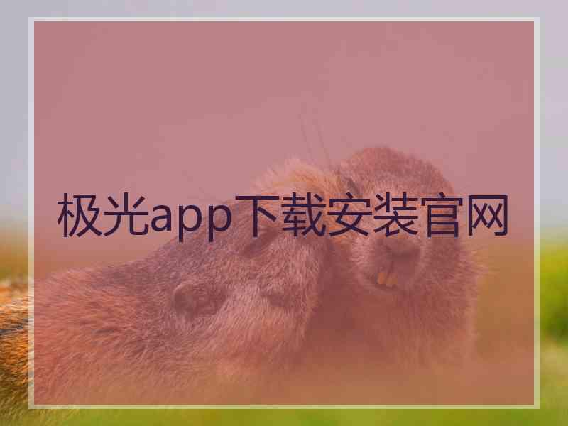 极光app下载安装官网