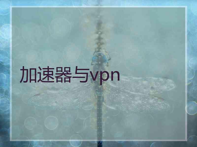 加速器与vpn