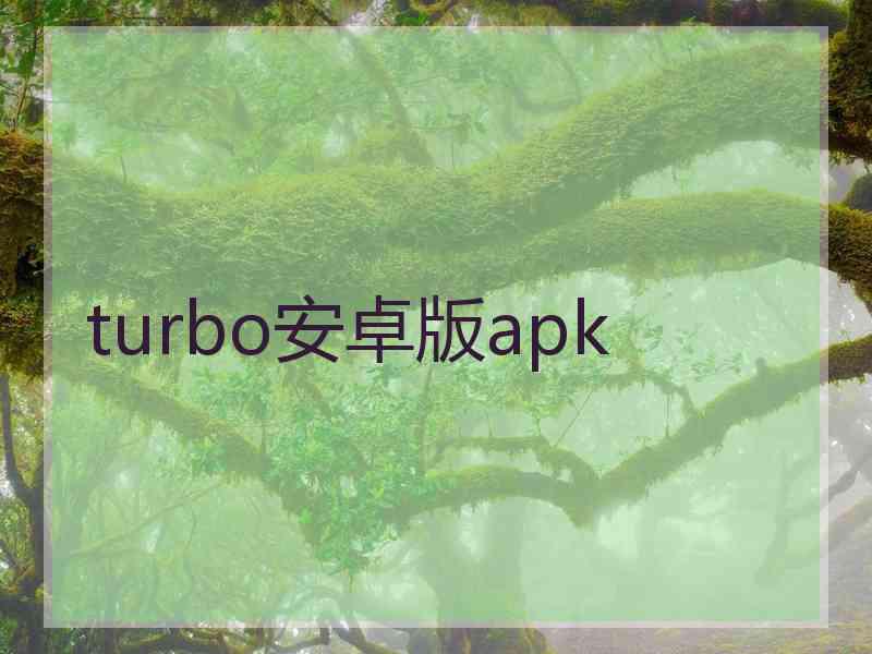 turbo安卓版apk