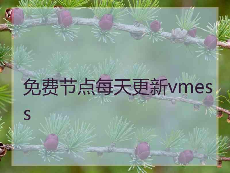 免费节点每天更新vmess