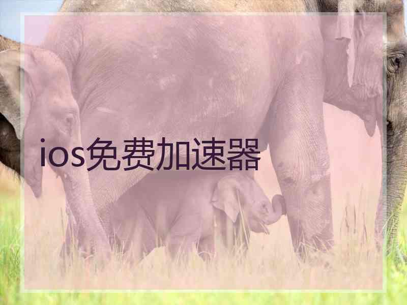 ios免费加速器