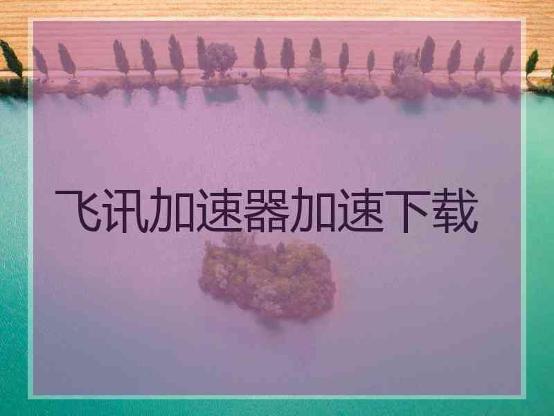 飞讯加速器加速下载