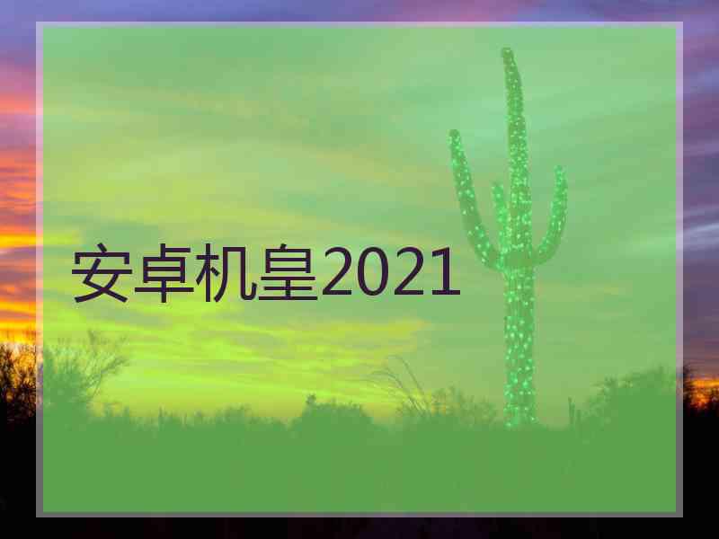 安卓机皇2021