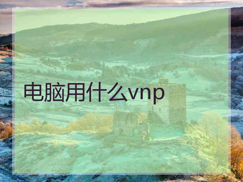 电脑用什么vnp