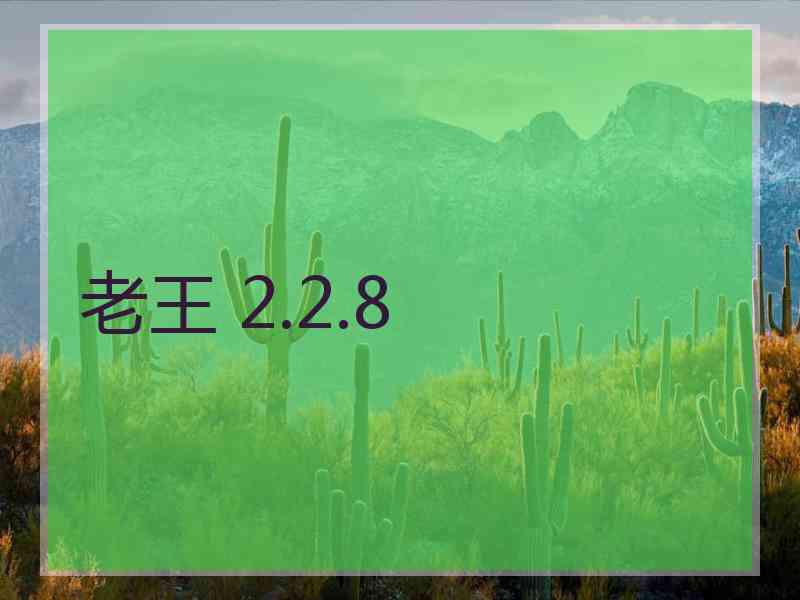 老王 2.2.8