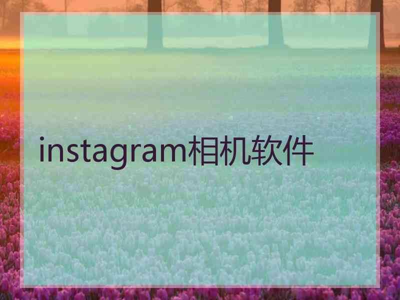 instagram相机软件